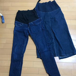 マタニティデニム、スカート