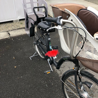 ３人 子乗せ自転車