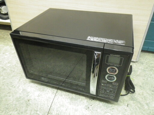 ■配達します。■シャープ オーブンレンジ トースト機能付き 15L ブラック RE-S5E-B 2017年製