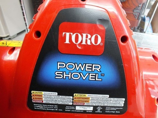 TORO  家庭用 電動除雪機 雪かき機 小型除雪機 電動 投雪  Power Shovel 動作確認済み 札幌市手稲区