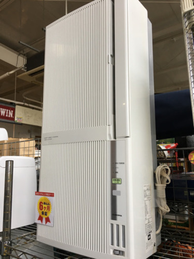 2017年製 冷暖房兼用 CORONA コロナ 1.8kwウインドエアコン 窓枠 CWH-A1817