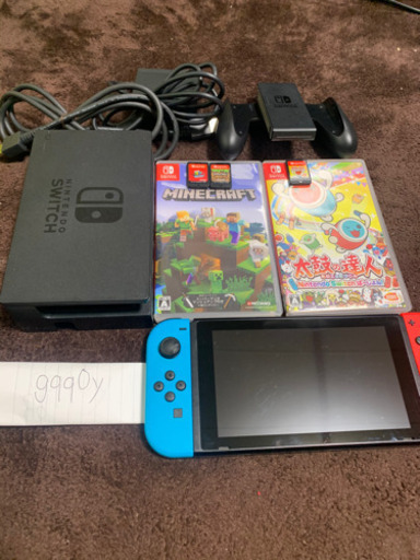 ニンテンドースイッチ 本体 & マインクラフト マリオオデッセイ 太鼓の達人 セット 早い者勝ち