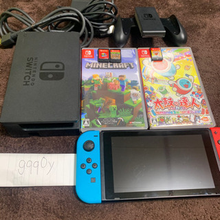 ニンテンドースイッチ 本体 & マインクラフト マリオオデッセイ 太鼓の達人 セット 早い者勝ち