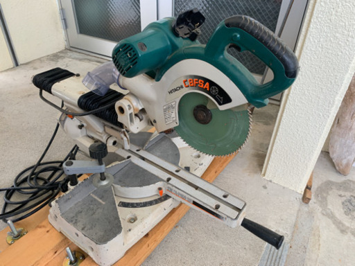 【1日間だけ特価！】HITACHI スライド丸のこ　クロスカットソー実働品！