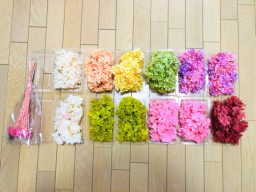 ハーバリウム用花材 プリザーブドフラワーセット