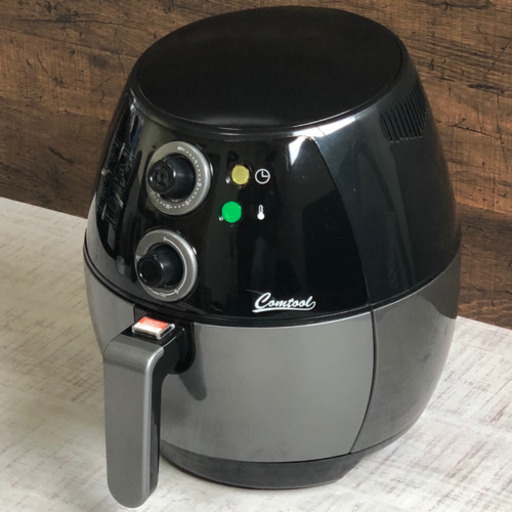 格安！わがんせ ノンオイルフライヤー 温度設定機能 タイマー 調理器具 TOM-01