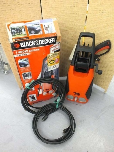 ブラック＆デッカー BLACK＆DECKER PW1700SPX 高圧洗浄機 動作確認済み 中古