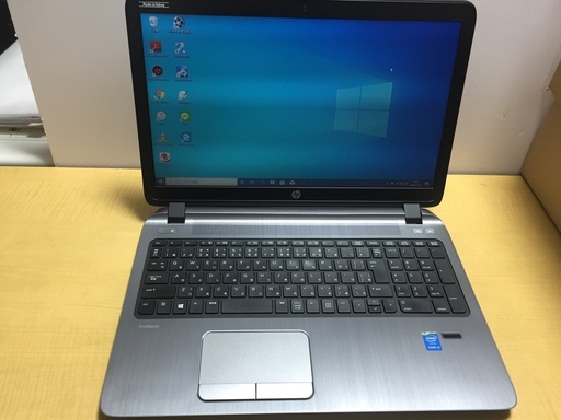 OFFICE2019入り　HP　ProBook 450 G2　5世代Core i5-2.2GHz(5200U)　120G新品SSD　DVDマルチ