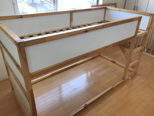 IKEA イケア KURA キューラ ベッド 子供用 キッズ リバーシブル 二段ベッド 