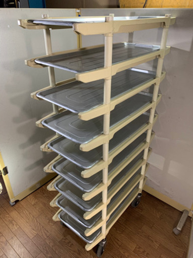 KAWAJUN/河淳　業務用　バントレイカート　T9(9段タイプ) W390xD810xH1470mm