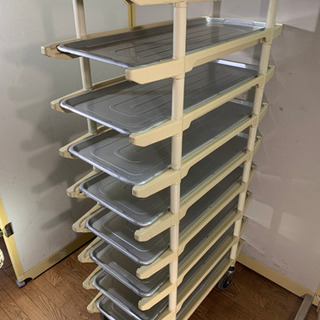 KAWAJUN/河淳 業務用 バントレイカート T9(9段タイプ) W390xD810xH1470mm