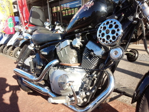 NO.3069　ＸＶ２５０ビラーゴ　空冷Ｖツイン２５０ｃｃ　アメリカン　ブラック　☆彡