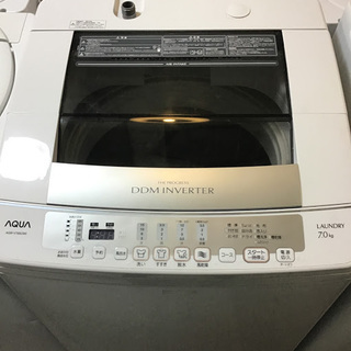 【送料無料・設置無料サービス有り】洗濯機 AQUA AQW-V700C 中古