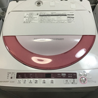 【送料無料・設置無料サービス有り】洗濯機 SHARP ES-GE60P-P 中古
