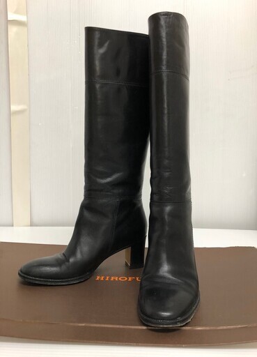 HIROFU(ヒロフ)★レディースロングブーツ★22.5cm★ブラック
