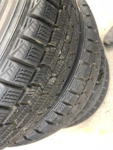 タント、ミラ、ムーヴ、ワゴンR　スタッドレスタイヤ、アルミホイールセット４本　１５５/ ６５R /１４インチ　ダンロップ　１４X4.5