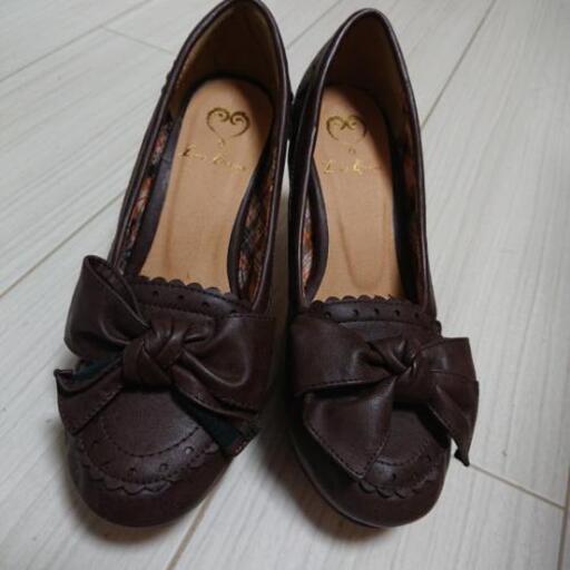 新品  リボンローファー  Mサイズ