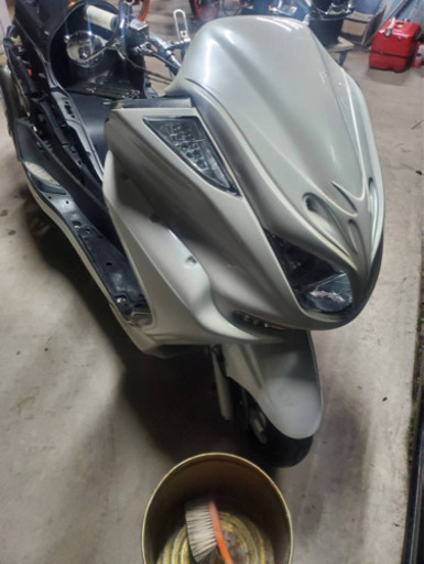 マジェスティ250C カスタム　エアロ　OVERマフラー