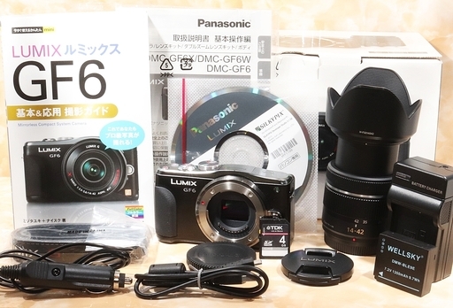 ★超極上美品＆自撮り＆スマホ転送＆★パナソニック GF6 レンズキット