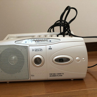AM/FMラジオカセットレコーダー