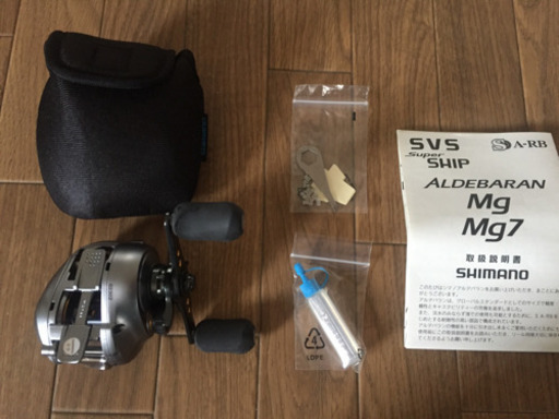 未使用　シマノ　アルデバランMg７　レフトハンドル