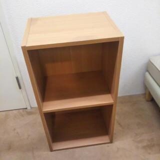 苫小牧から！2段カラーBOX 中古品