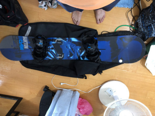 バートンのスノーボードセット