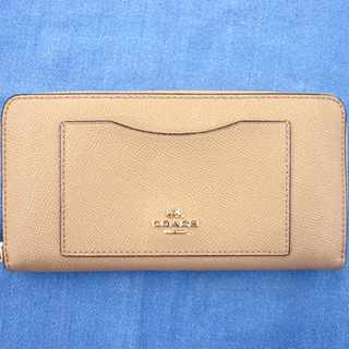 お値下げ中！ コーチ/COACH 長財布 クロスグレインレザー ...