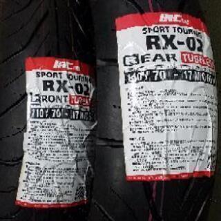 前後ﾀｲﾔVTR250,R25,R3など250～400ccクラスに