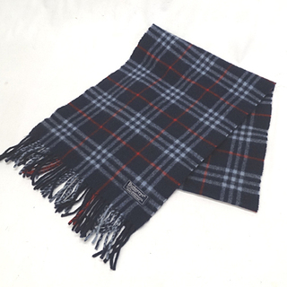 保管未使用 Burberrys/バーバリー ラムウールマフラー ホースフェリー