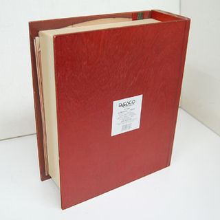 ラガディ アン アンディ 本型 木箱 エネスコ 小物入れ 収納 Raggedy Ann&Andy ENESCO レッド系 札幌市 清田区 平岡の画像