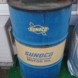 ドラム缶 SUNOCO レーシングオイル