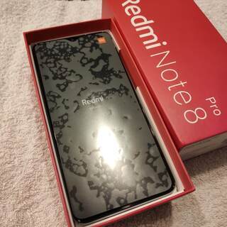 Redmi(シャオミ）　Note8pro メモリ8G 内蔵ストレージ128GB　ホワイト　の画像