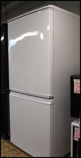 新生活！17600円 シャープ どっちも 2ドア冷蔵庫 137L 14年製 ホワイト