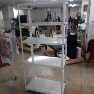 （予定者あり）処分価格❗　スチールラック　白