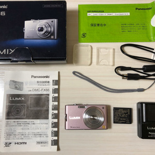 Panasonic パナソニック LUMIX ルミックス FX66 ピンクの画像