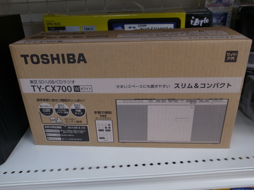 東芝 CDラジオ TY-CX700 2019年製【モノ市場東浦店】