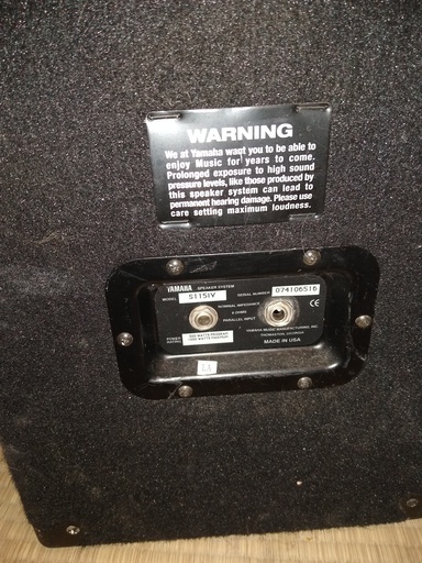 yamaha pa スピーカーです。