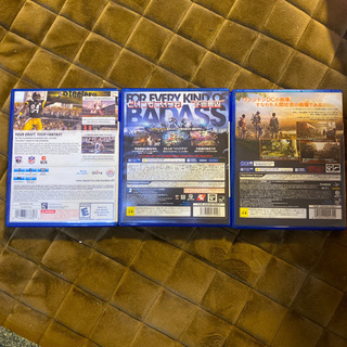 PS4ゲーム3種