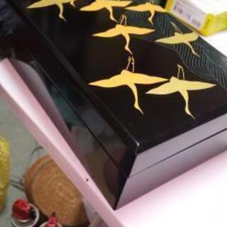 美品 象彦蒔絵塗り手箱の画像