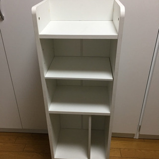 終了 ホワイト収納棚  ランドセル起き 受付停止