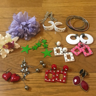 ピアス&ヘアピンセット13点