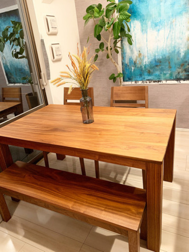 SALE！美品！ダイニングテーブルセット チェア付き！早い物勝ち