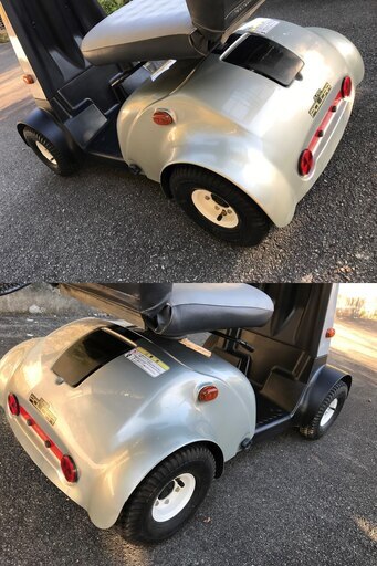 ☆彡激安! 4輪タイプの電動車いす。セニアカー・シニアカー!!!バッテリー元気!!ご近所は配達無料!!! 完全整備済み!!!程度上!!