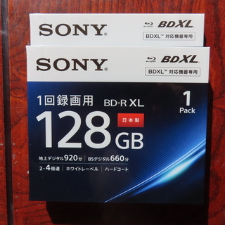 ＳＯＮＹ　ＢＤ－Ｒ　ＸＬ　１２８ＧＢ　２枚の画像
