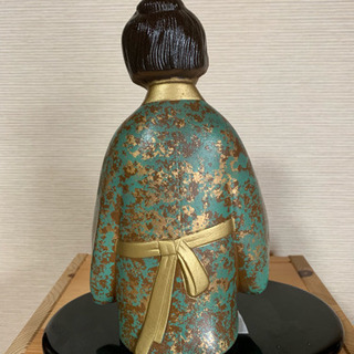 置物 無我童子 (米治一 作) 鋳鉄製の画像