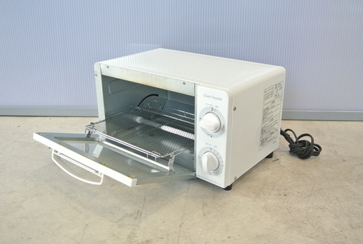 ①/16年製　ニトリ シンプルなオーブントースター 小さくてコンパクト♪ MG08BLQ  ホワイト