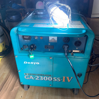 値引き☆発電機♪DENYO♪GA-2300SS-IV♪メンテナン...