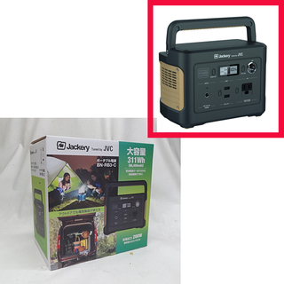 新品 JVC ポータブル電源 BN-RB3-C 311Wh アウ...