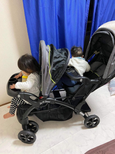 二人乗りベビーカー